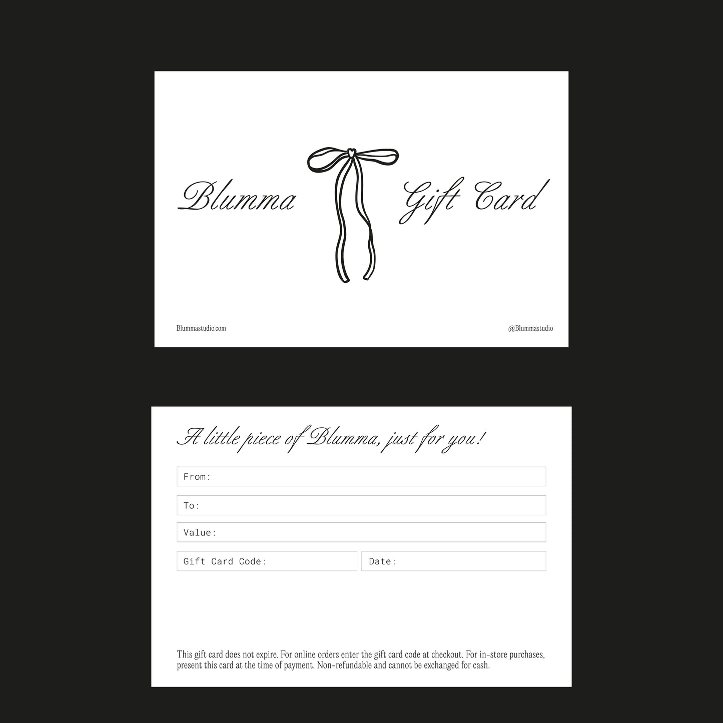 Blumma Gift Card