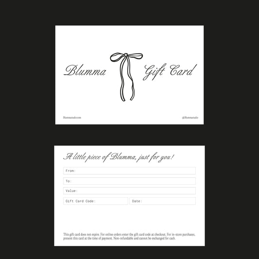 Blumma Gift Card